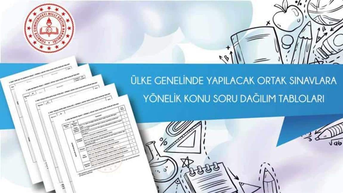  Ülke Geneli 6. Sınıf Türkçe ve Matematik Dersi Ortak Yazılı Konu Dağılımı